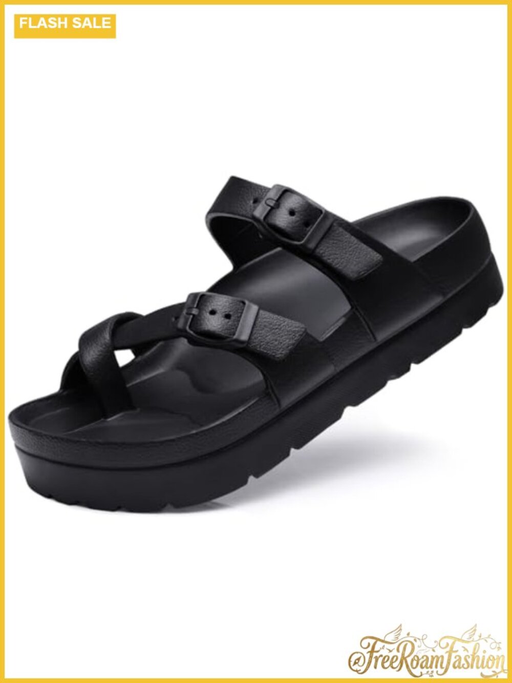 Platform Slides Arch Support EVA Cushioning Lightweight Women Sandals